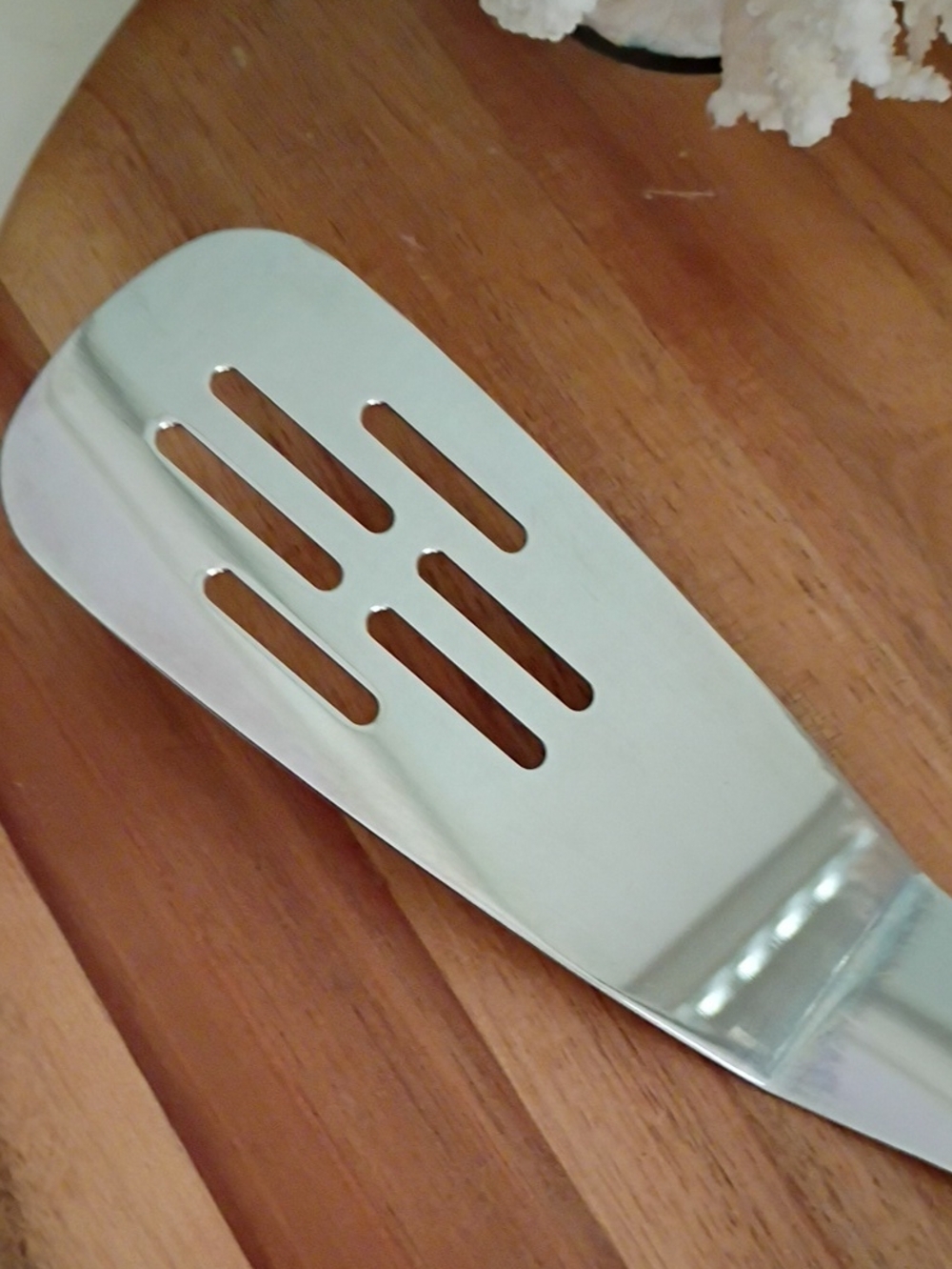 All Clad NWT Stainless Steel Slotted Turner - Silver - Picture 3 of 6